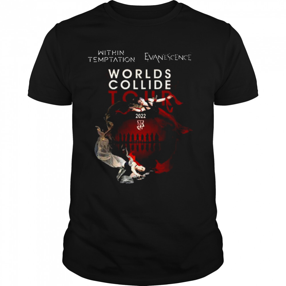 Worlds Collide Within Temptation Evanescence 2022 Shirt 6aa897 0