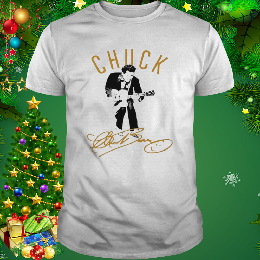 Retro Signature Design Chuck Berry shirt 3