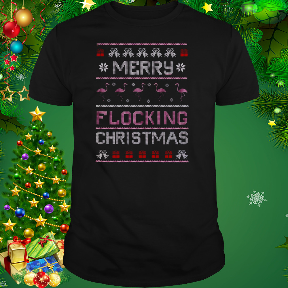Flamingo Ugly Christmas Shirt faf4d6 0