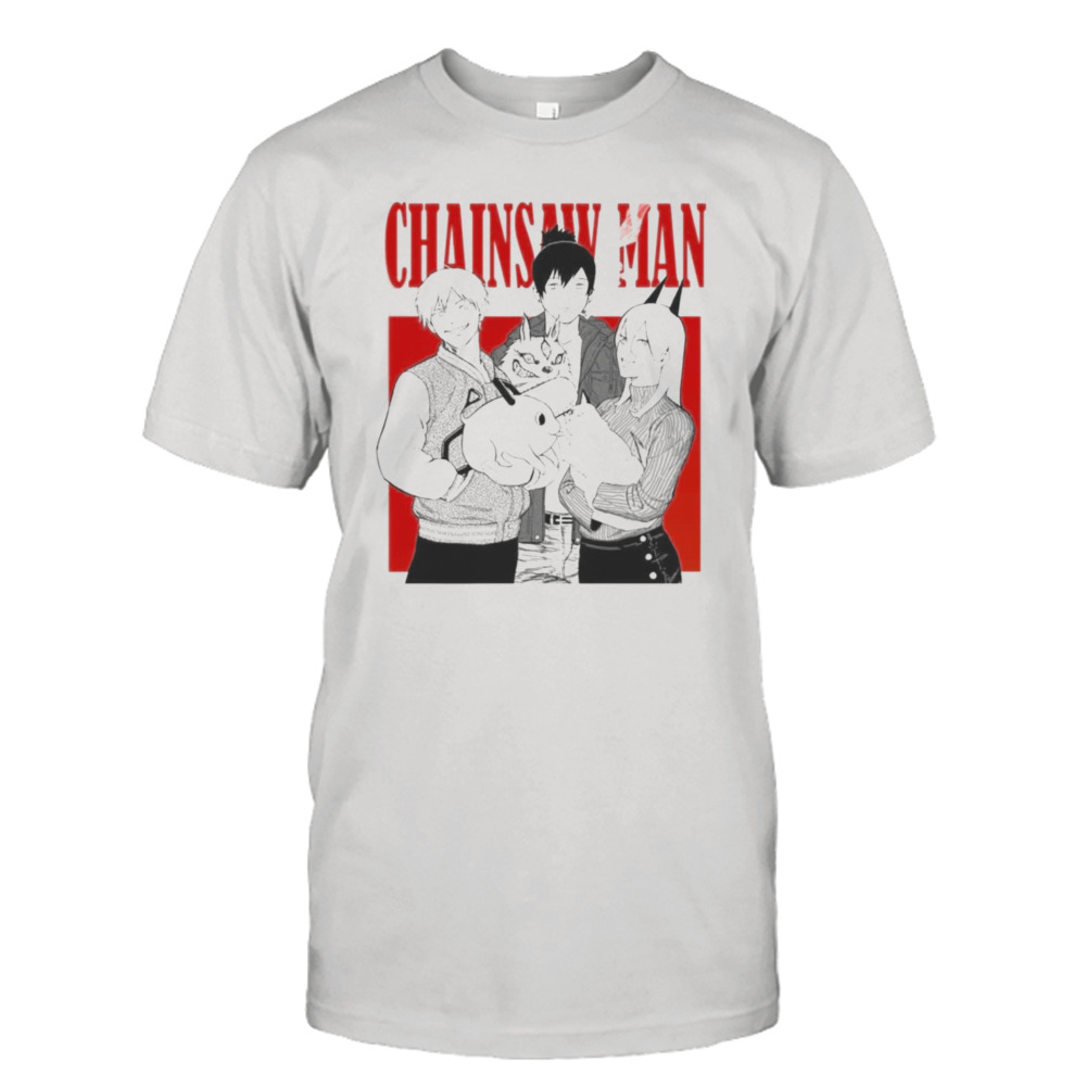 Chainsaw Links Chainsaw Man Denji Aki Power Shirt