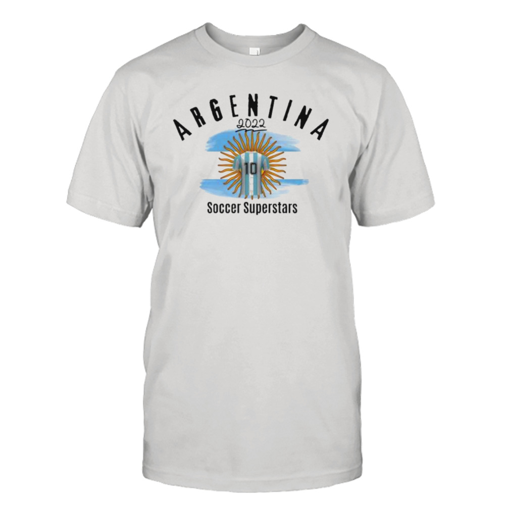 2022 World Cup Champion Soccer Superstars Argentina T-Shirt