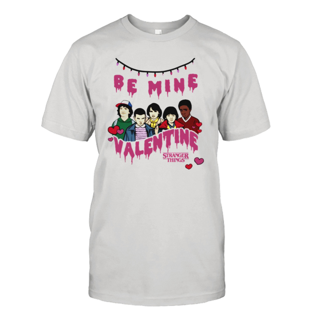 Be Mine Stranger Things Valentine’s Day Group shirt