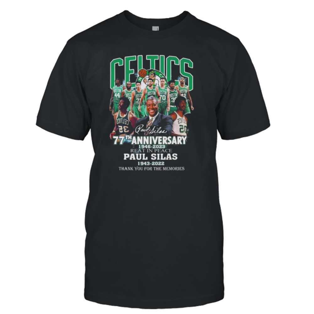 Boston Celtics 1943 2022 thank you for the memories shirt