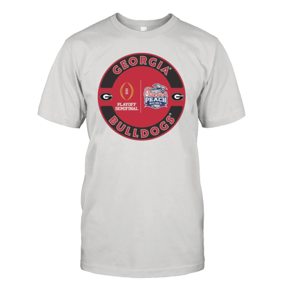 Georgia Bulldogs Playoff semifinal 2022 Peach Bowl logo shirt