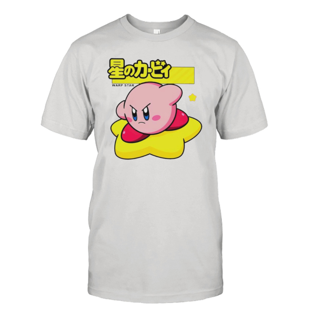 Kirby warp star shirt