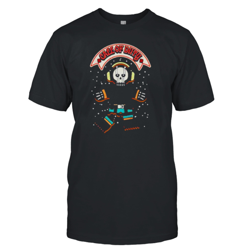 call of duty red gingerbread shirt