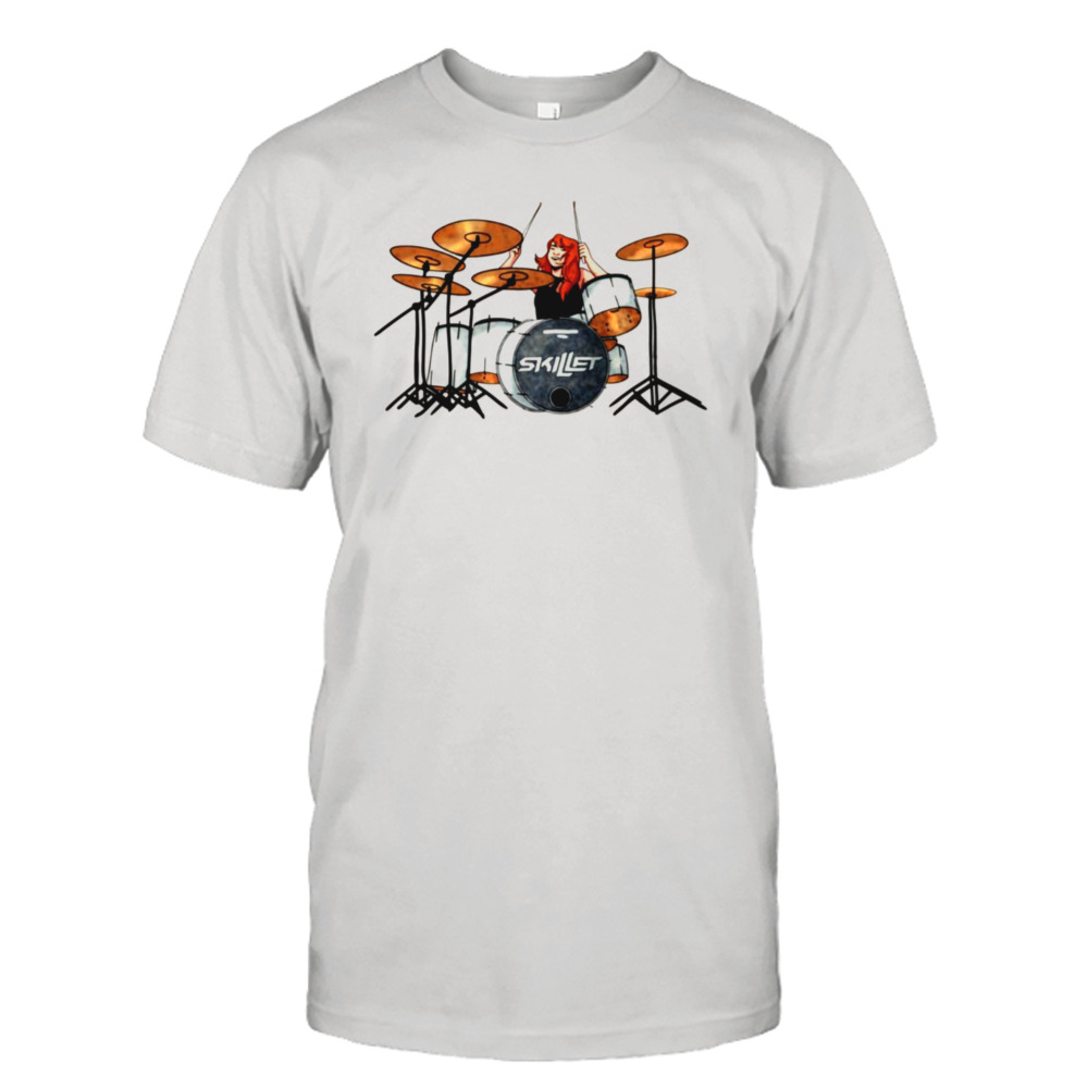 Drummer Jen Ledger Skillet shirt