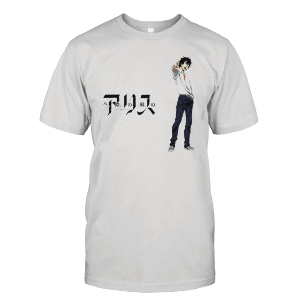 Imawa no Kuni no Arisu Japanese Manga Alice In Borderland Arisu Character shirt
