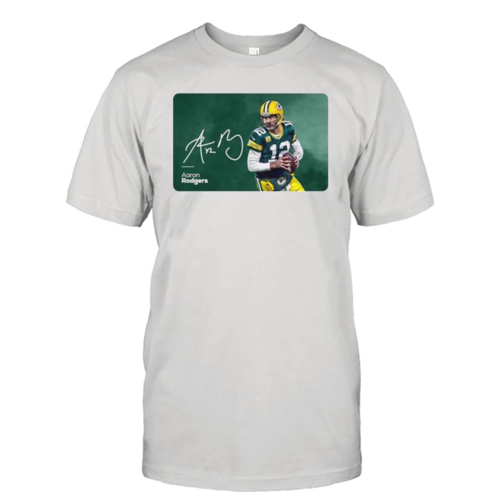 Aaron Rodgers Green Bay Packers signature shirt