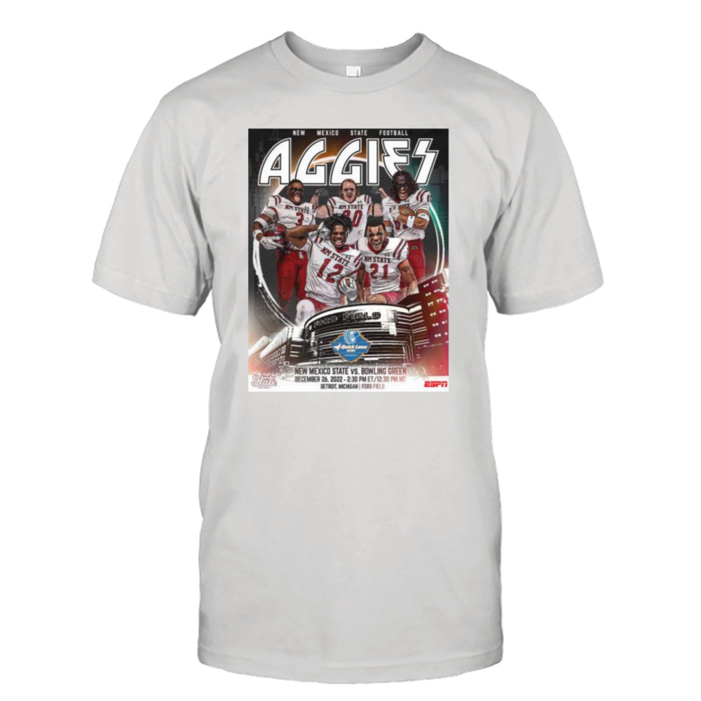 Aggies New Mexico state football vs Bowling Green december 26 2022 shirt