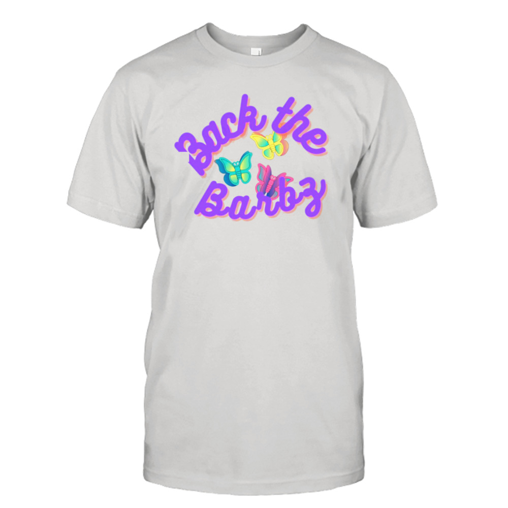 Back The Barbz Nicki Minaj With Butterflies Design shirt