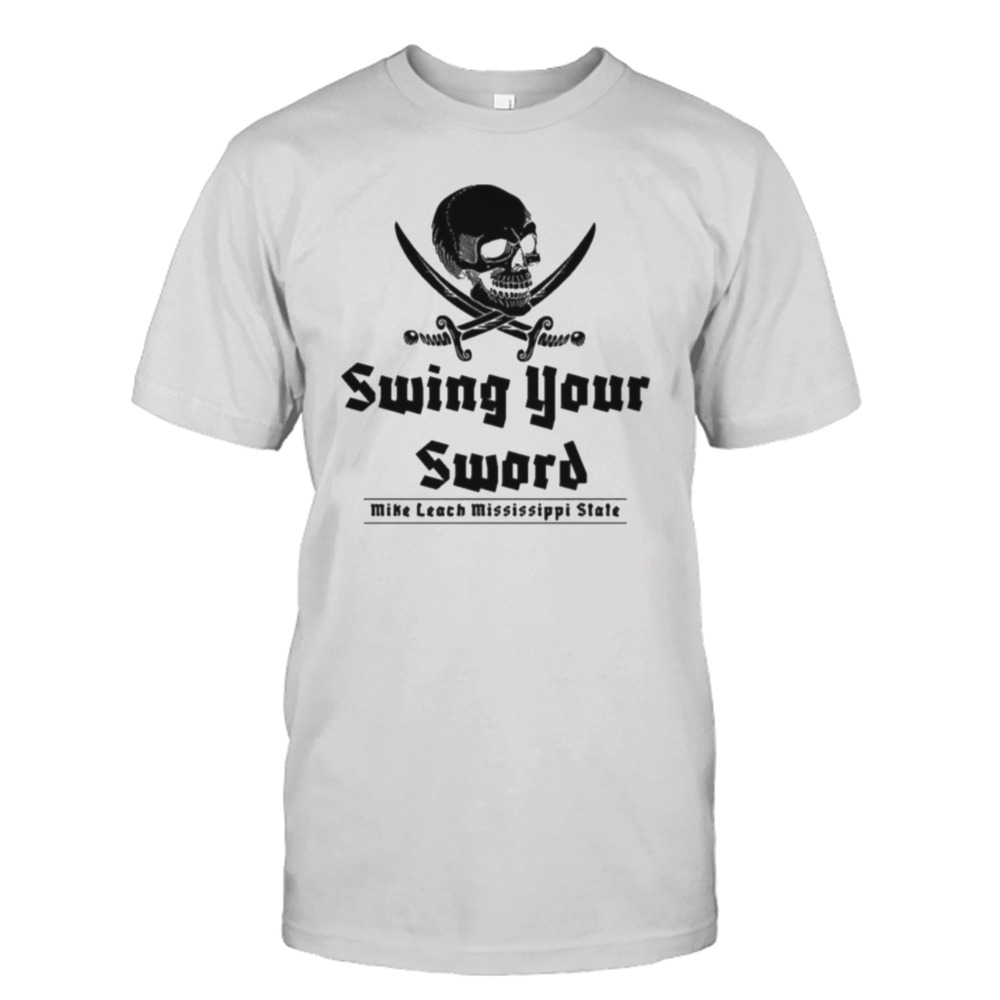 Classic Mike Leach Swing Your Sword Mike Leach Pirate Washington State shirt