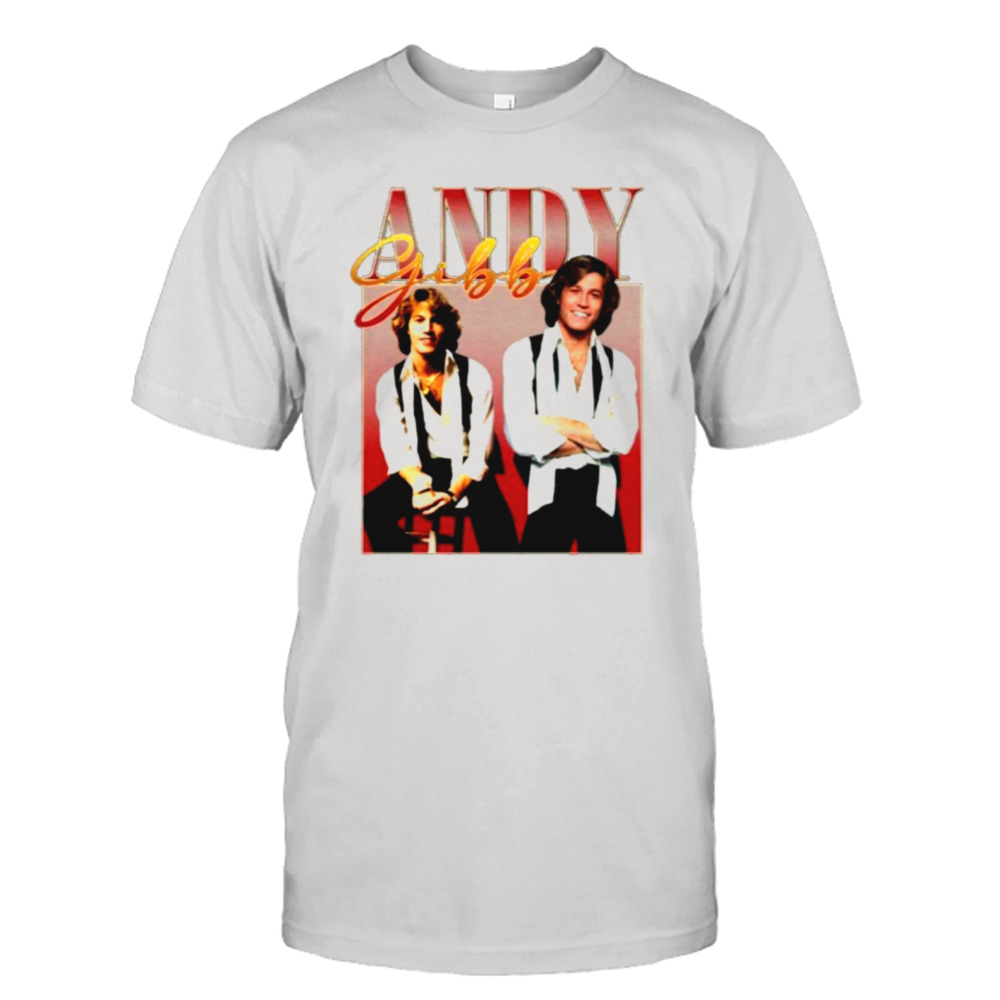 Collage Design Andy Gibb shirt