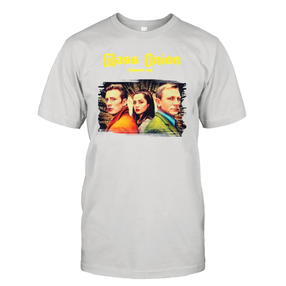 GO Glass Onion Knives Out Netflix Trio Team shirt