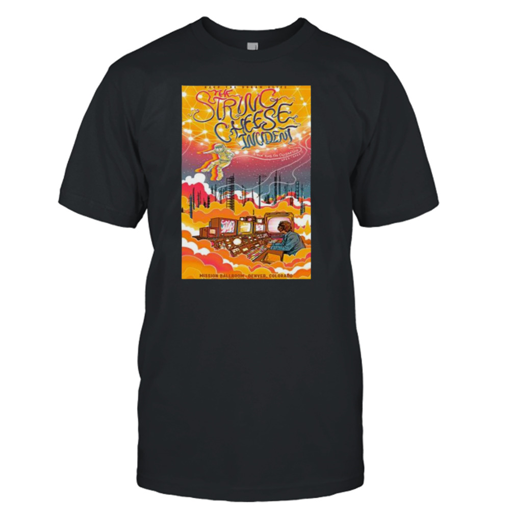 The string cheese incident denver dec 29th 2022 mission ballroom denver shirt