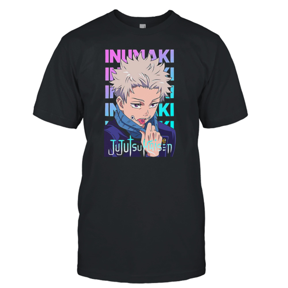 Unique Speech Patten Inumaki Toge Jujutsu Kaisen Hologram Colored Art shirt