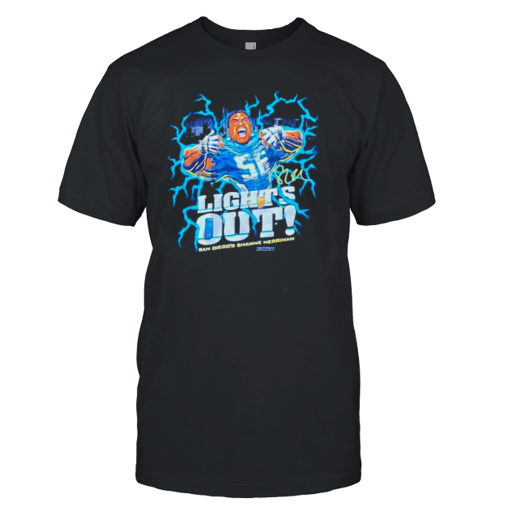 Shawne Merriman Lights Out San Diego Chargers Shirt