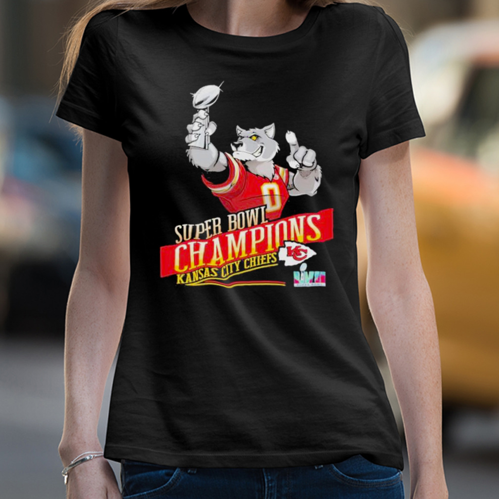 K.C Wolf super Bowl Champions Kansas City Chiefs trophy shirt