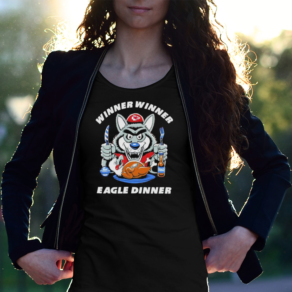 Kc Wolf Chiefs Winner Winer Eagle Dinner Shirt