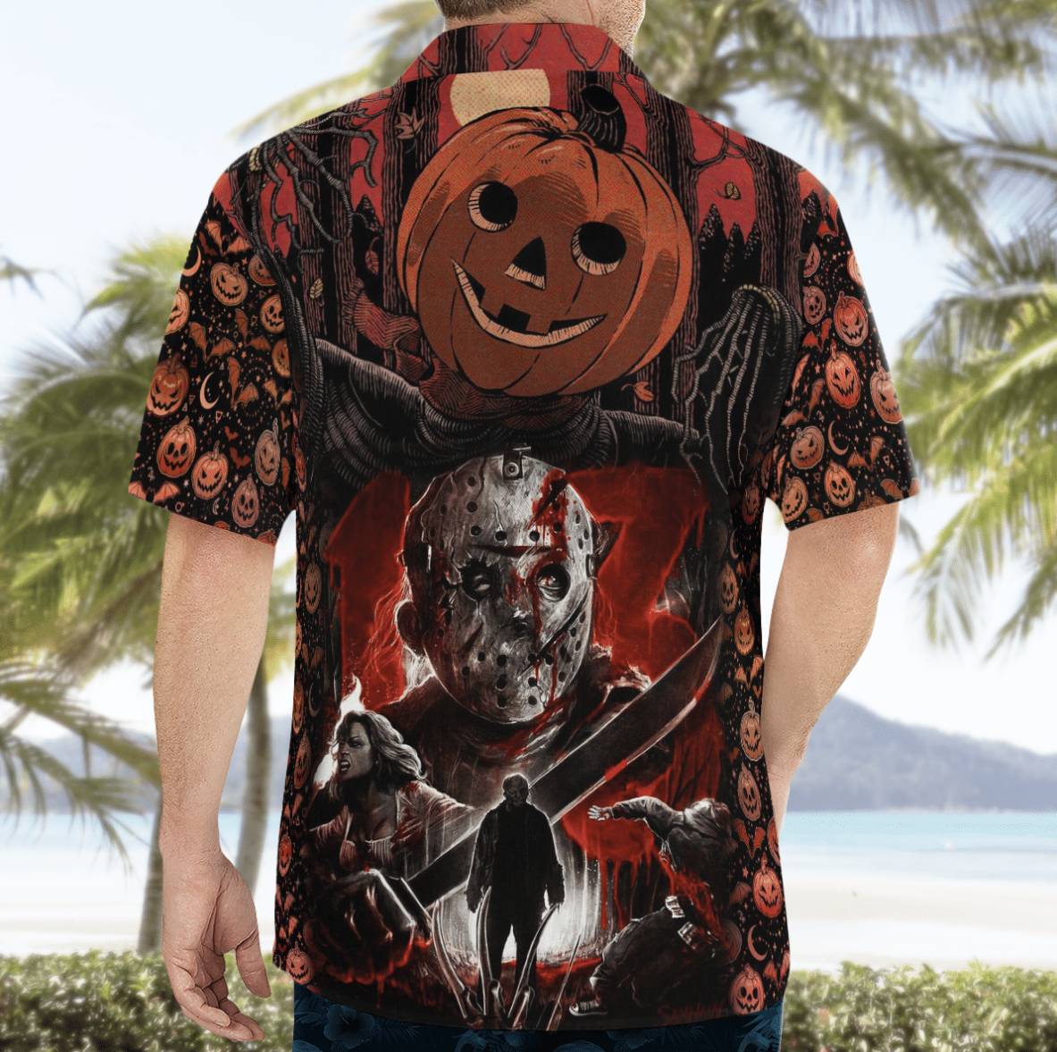 Halloween Horror Michael Myers Hawaiian Shirt
