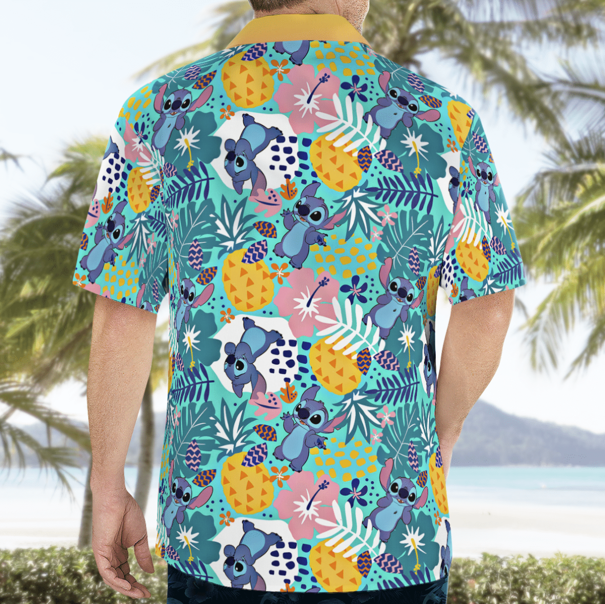Lilo Stitch Tropical Beach Hawaiian Shirt