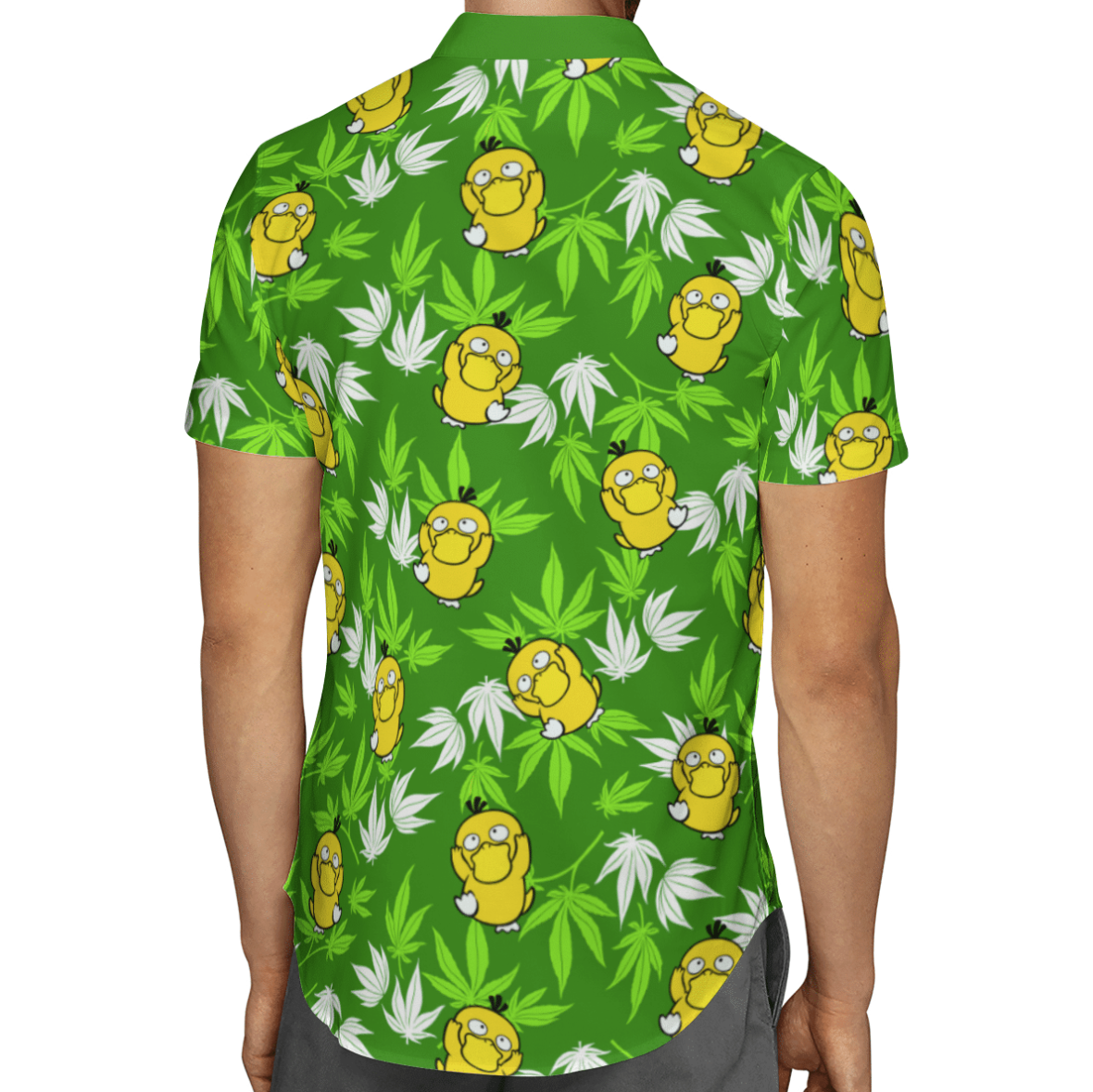 Psyduck Tropical Beach Pokemon Hawaiian Shirt