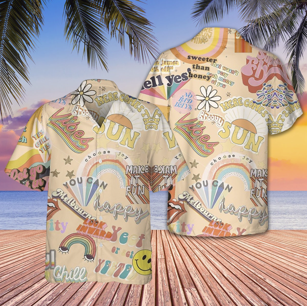 Youth Vibes Hawaii Beach Hot Summer Shirt