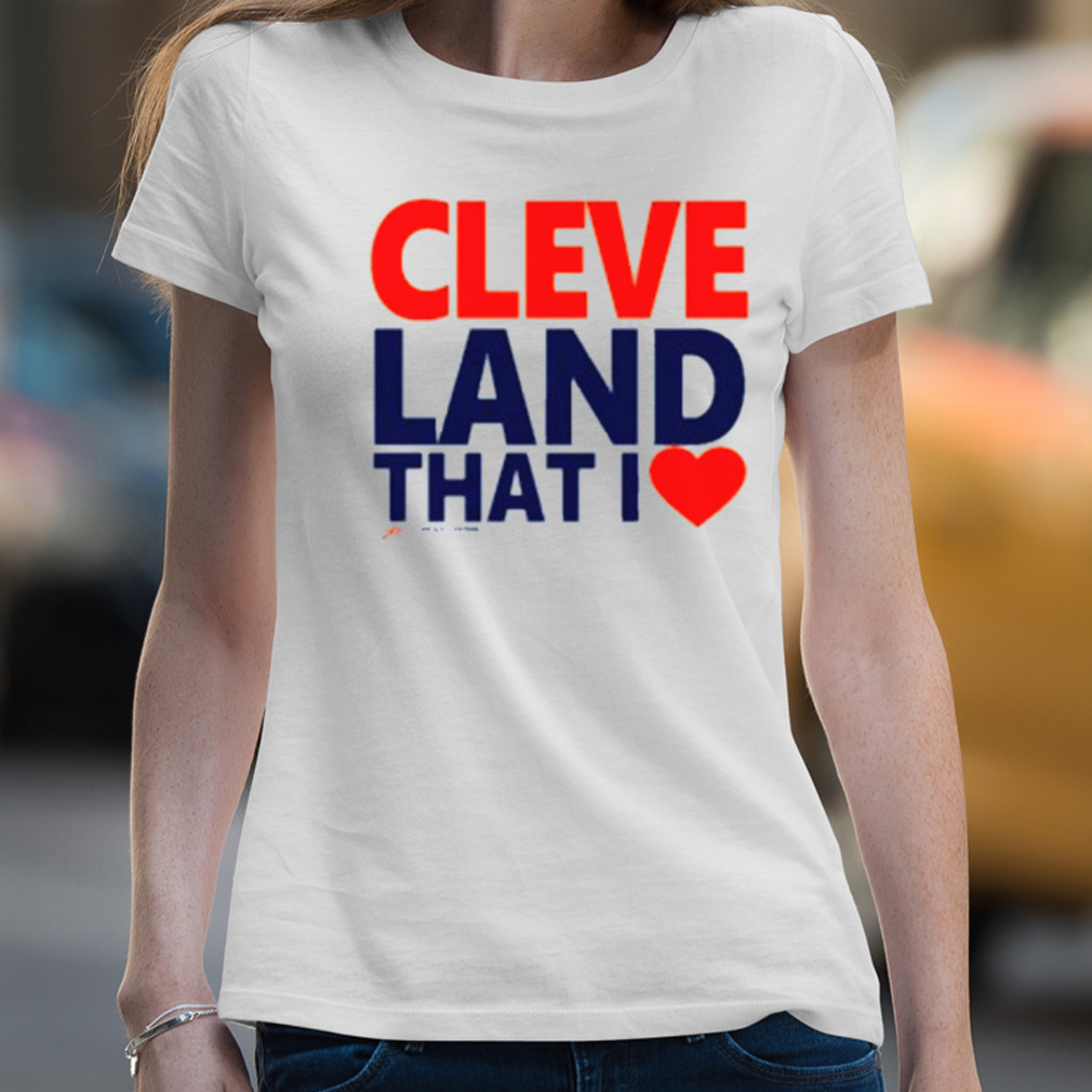 Gv Art Apparel Cleveland That I Love Shirt - Peanutstee