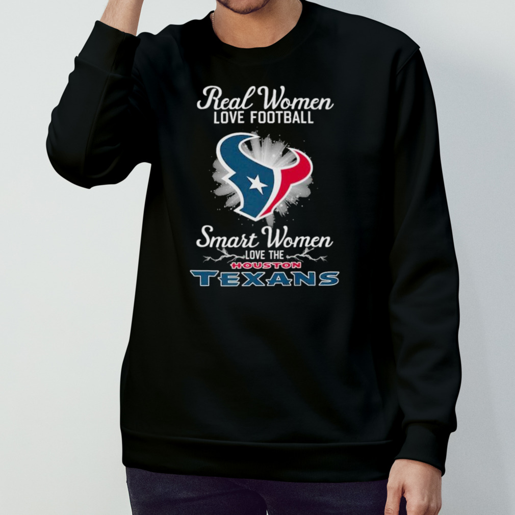 Houston Texans Real Women Love Football Long sleeve shirt size medium