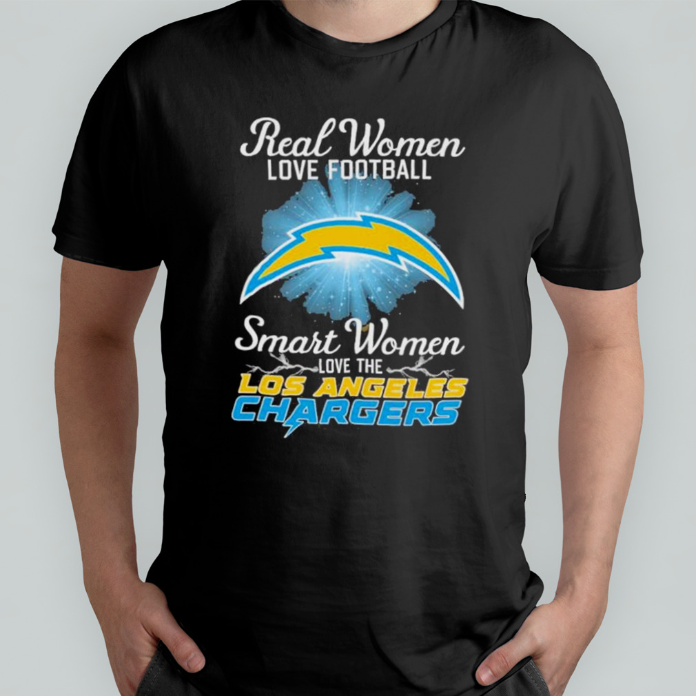 Real women love football smart women love the Los Angeles Chargers 2023  logo shirt, hoodie, sweater, long sleeve and tank top