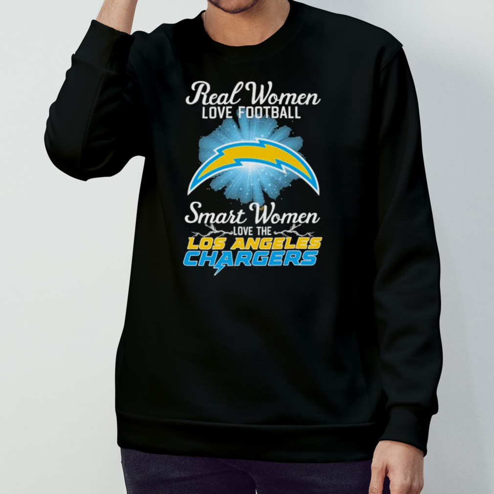 Real women love football smart women love the Los Angeles Chargers 2023  logo shirt, hoodie, sweater, long sleeve and tank top