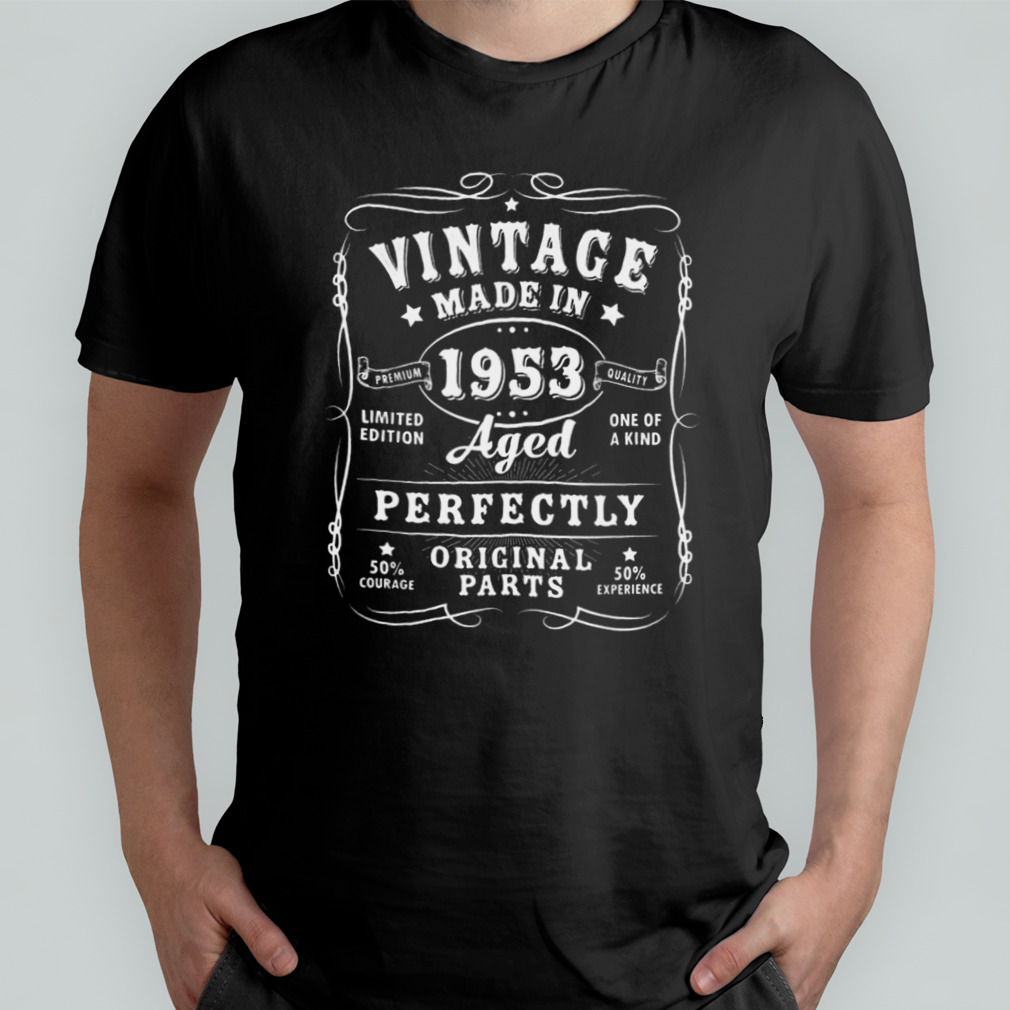 70th Birthday Decorations Men Funny 1953 70 Birthday Vintage Shirt