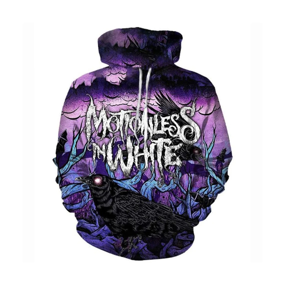 Motionless In White Band Metalcore Graphic 3d Aop Hoodie