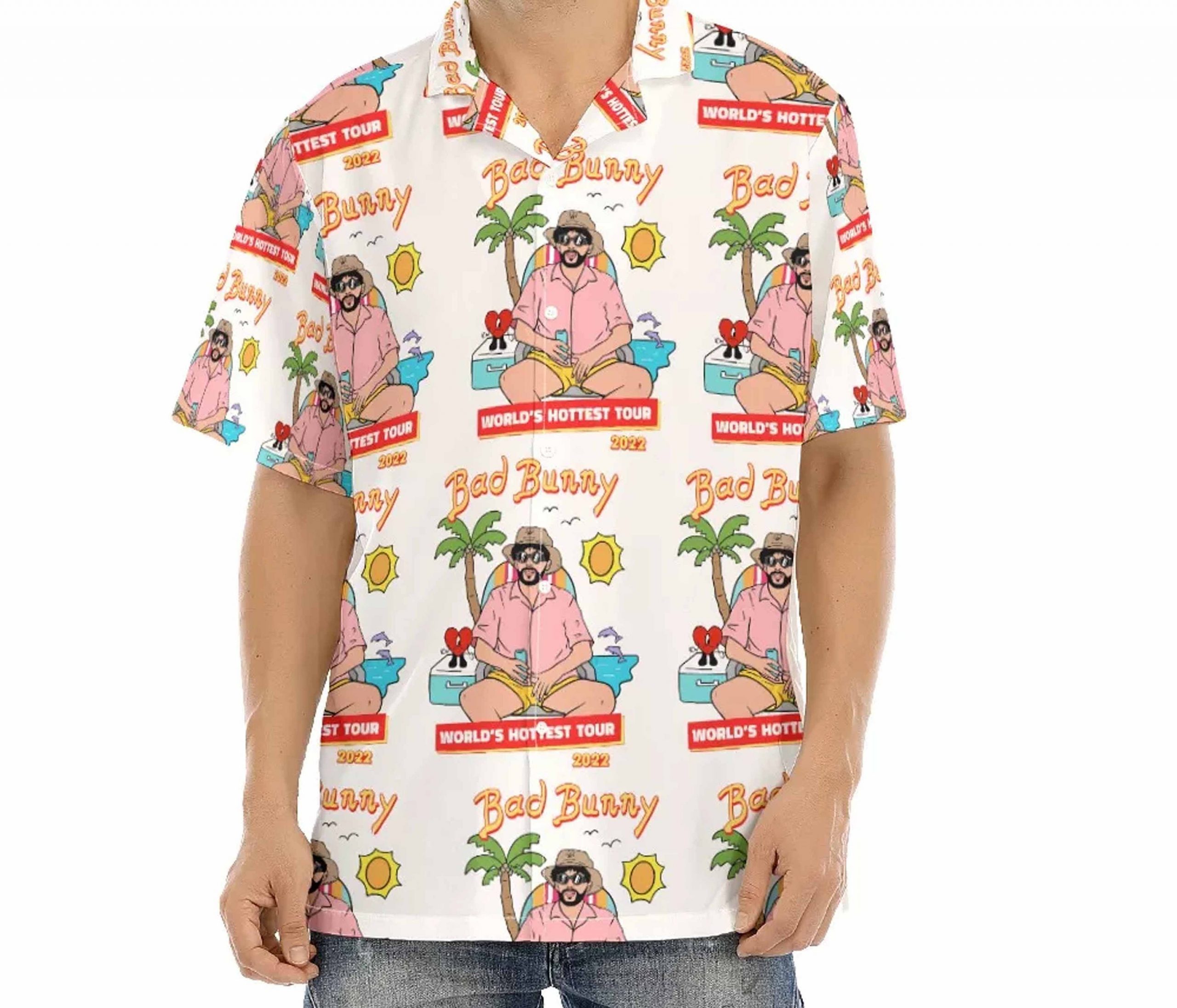 Bad Bunny World's Hottest Tour 2022 Hawaiian Shirt
