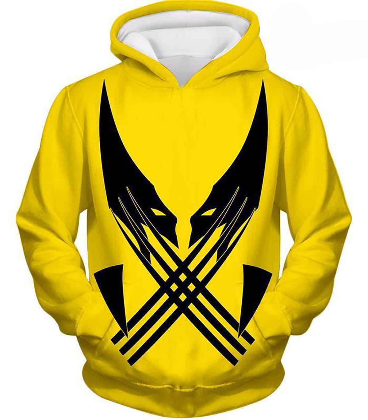 Best Mutant Hero Wolverine Promo Yellow Hd 3d Aop Hoodie