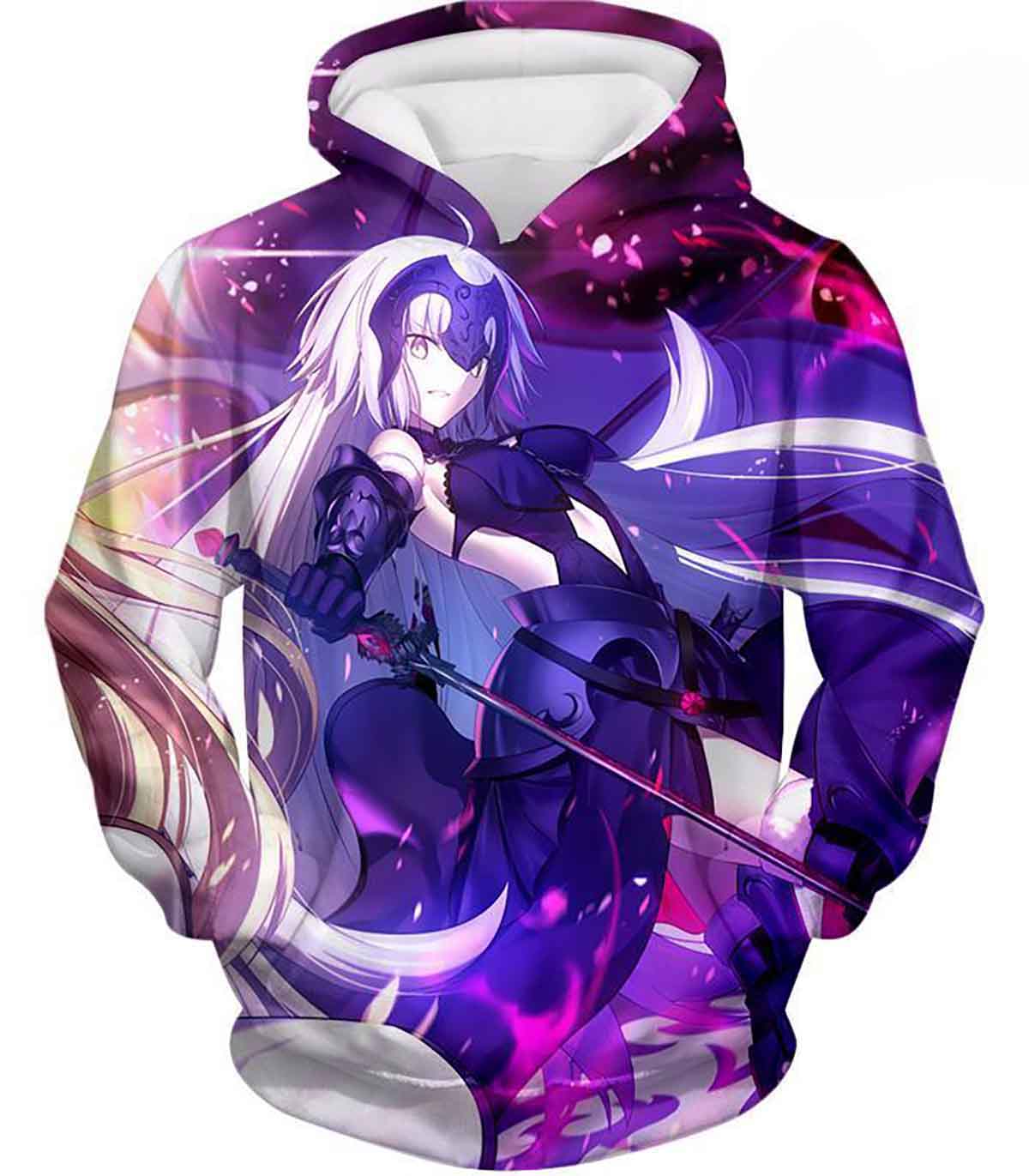 Fate Stay Night Jeanne Alter Grand Order Avenger Action Anime Hd 3d Aop Hoodie