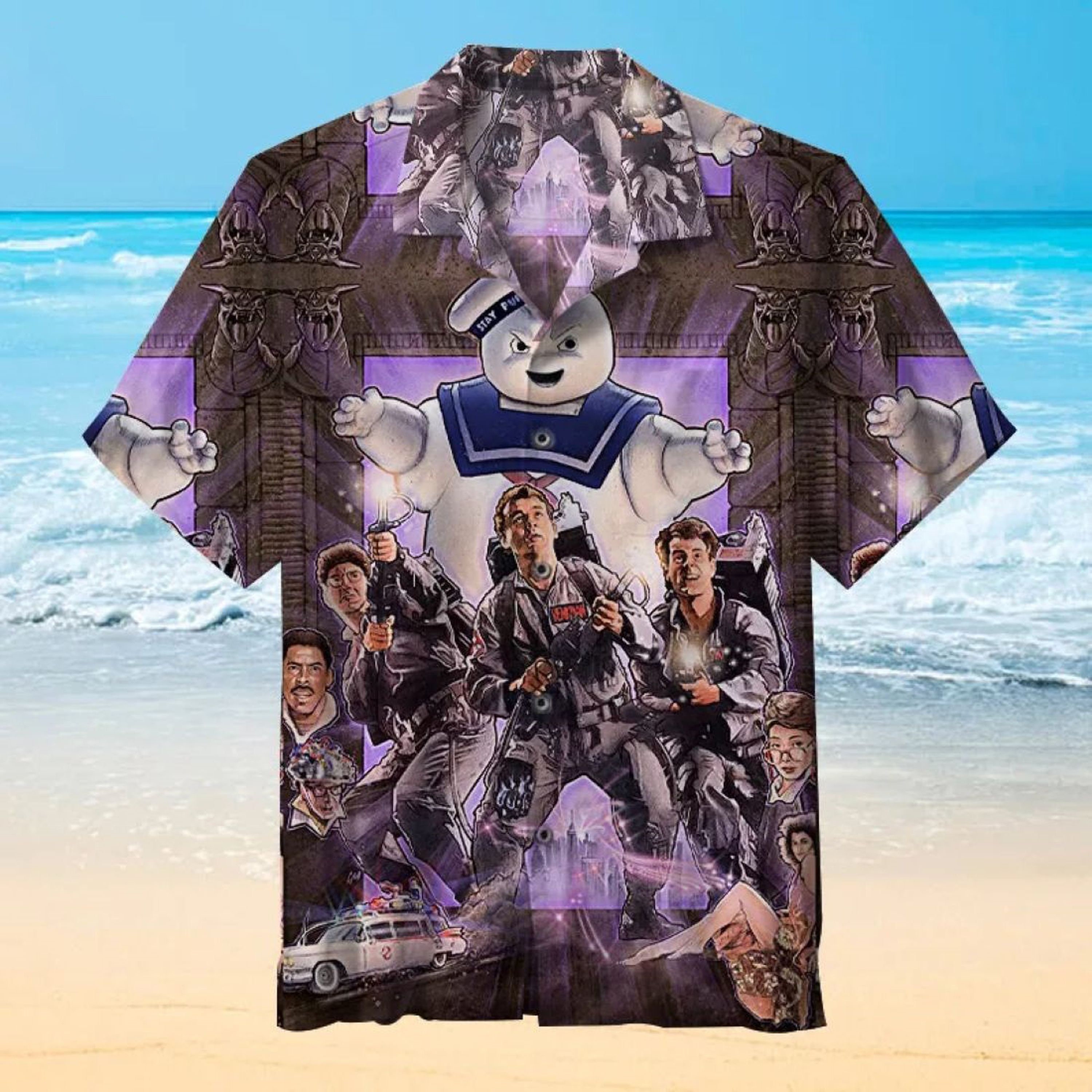 Ghostbuster Vintage Hawaiian Hot Movie Hawaii Shirt