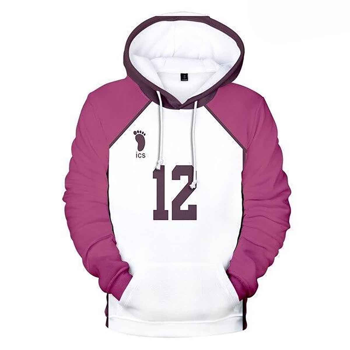 Haikyuu Kawanichi Taichi No 12 Cosplay Hd 3d Aop Hoodie