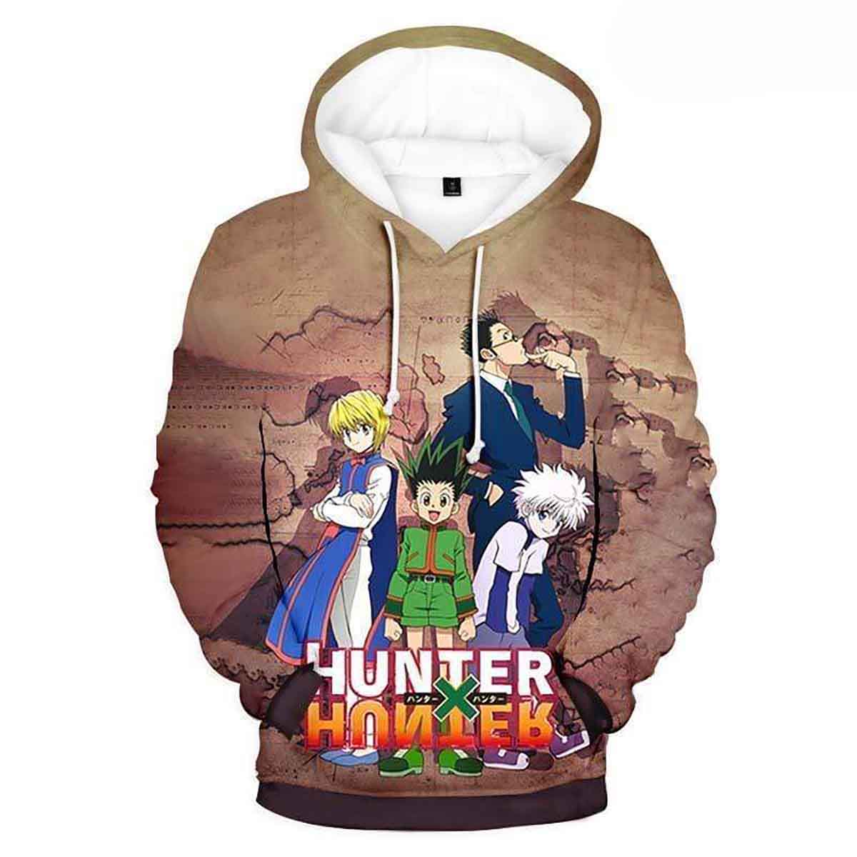 Hxh Team Group Edition - Hunter X Hunter Graphic Japanese Hd 3d Aop Hoodie