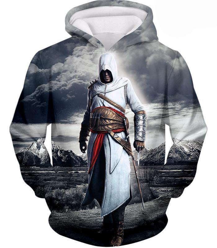 Legendary Assassin Hero Altair Cool Assassin Creed Promo Hd 3d Aop Hoodie
