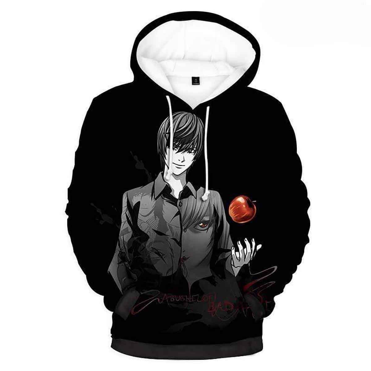 Light And Darkness Light Yagami Abyss Edition - Death Note Hd 3d Aop Hoodie