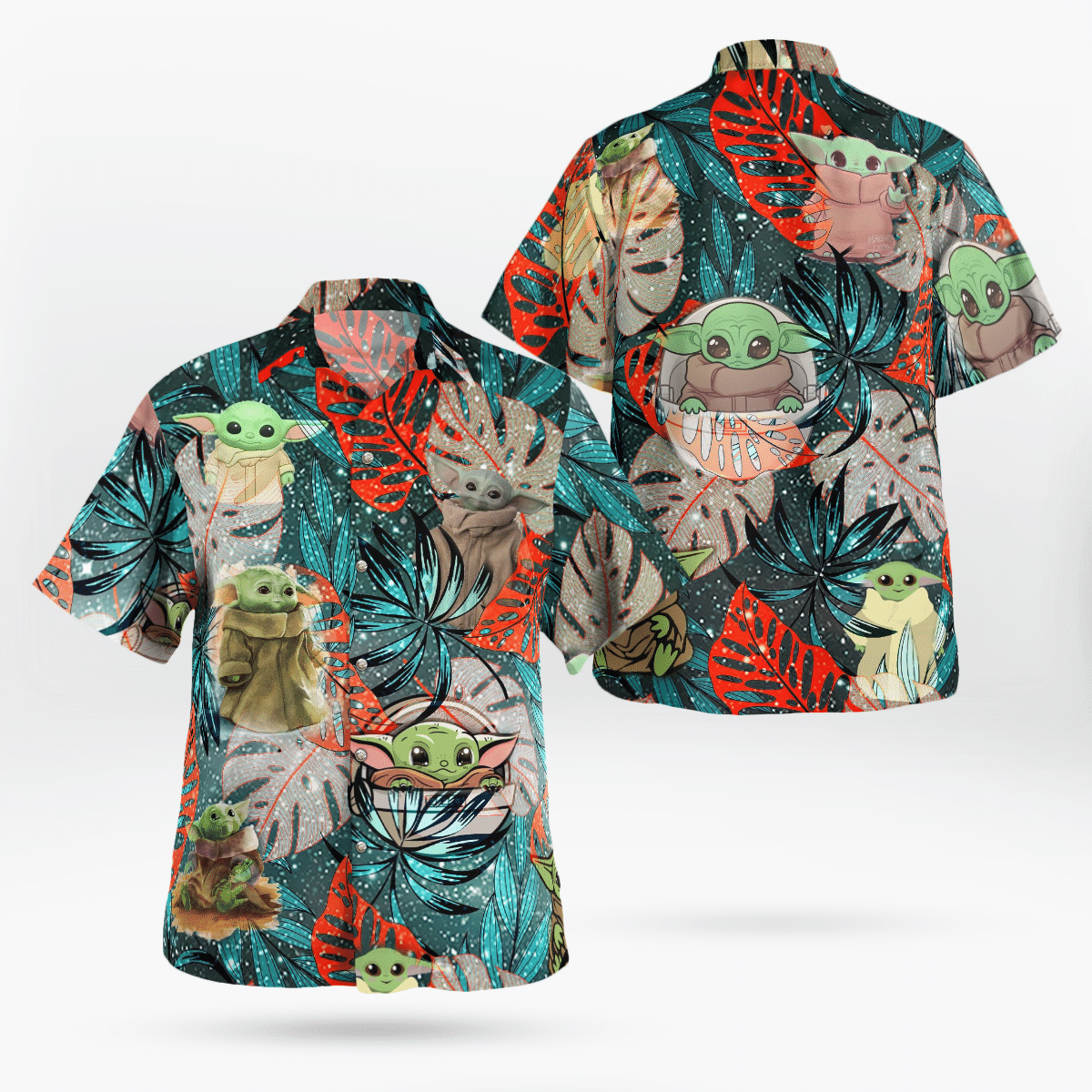 Baby Yoda Star Wars Hawaiian Shirt