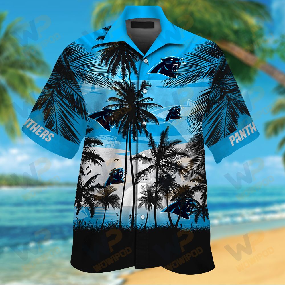 Carolina panthers tropical Hawaiian Shirt
