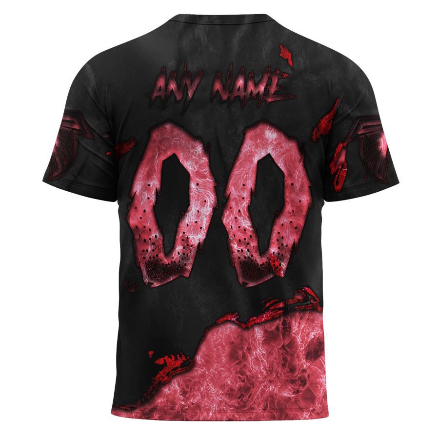 Atlanta Falcons T-shirt 3D devil eyes gift for fans