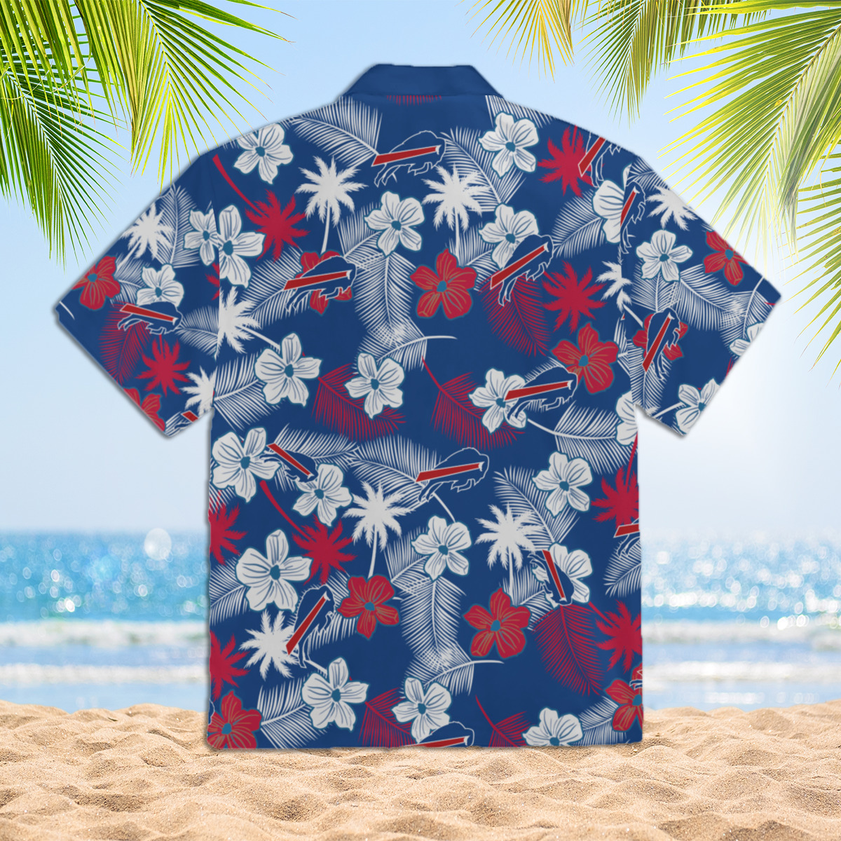Buffalo Bills Floral Football Hawaiian Shirt