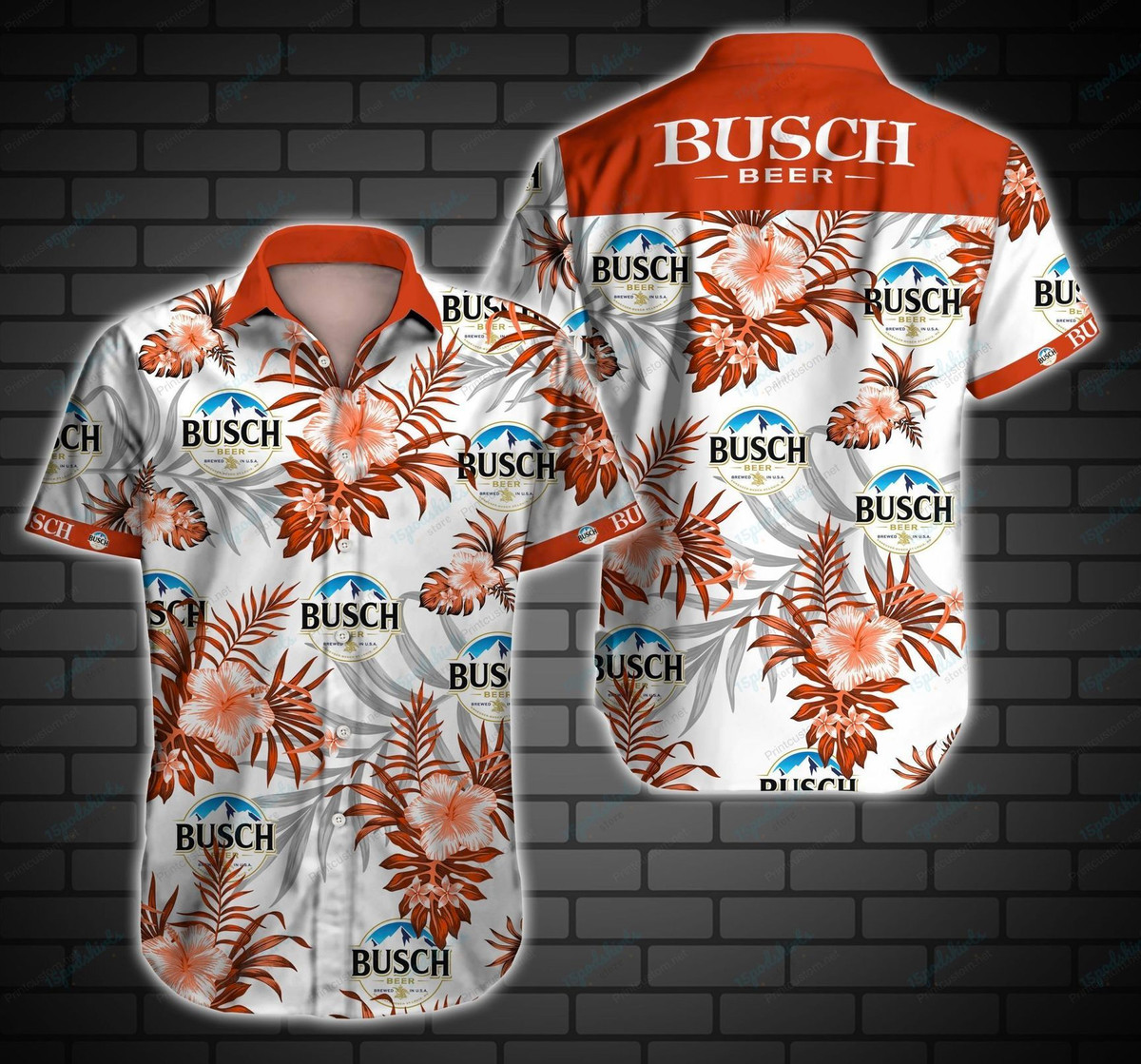 Busch Beer Style 4 Hawaiian Shirt