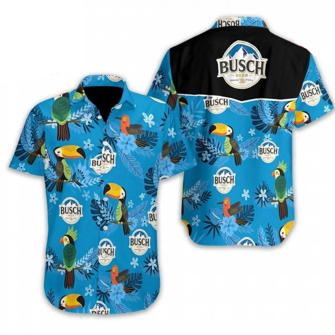 Busch Light Beer Hawaiian Shirt