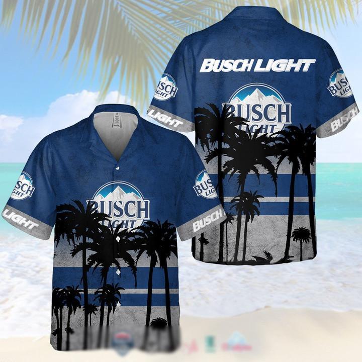 Busch Light Beer Sunset Hawaiian Shirt