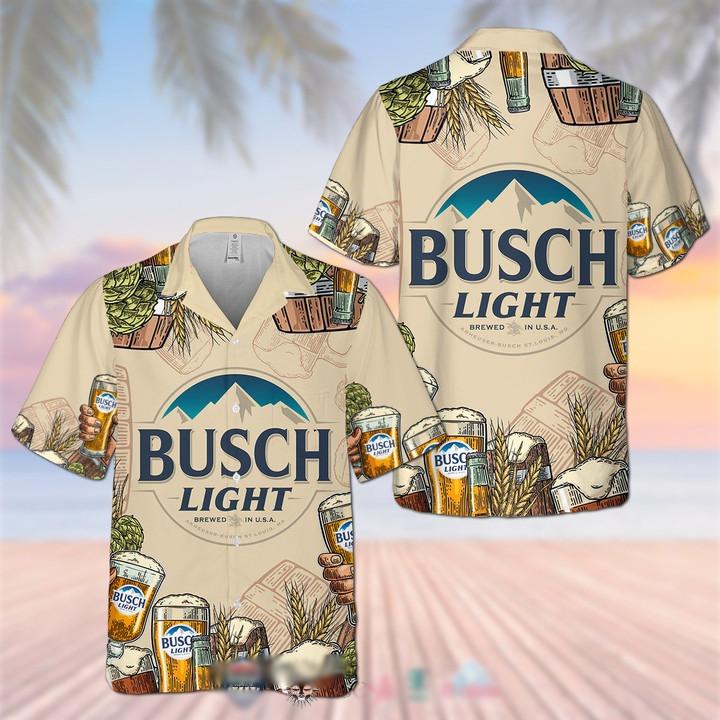 Busch Light Vintage Hawaiian Shirt
