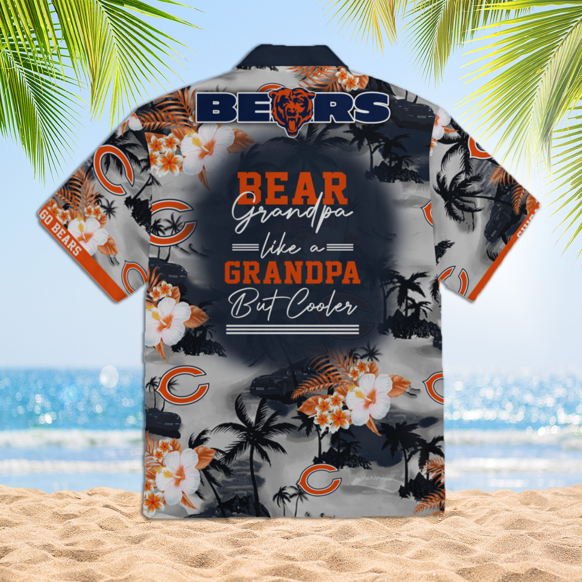 Chicago Bears Grandparent Hawaiian Shirt